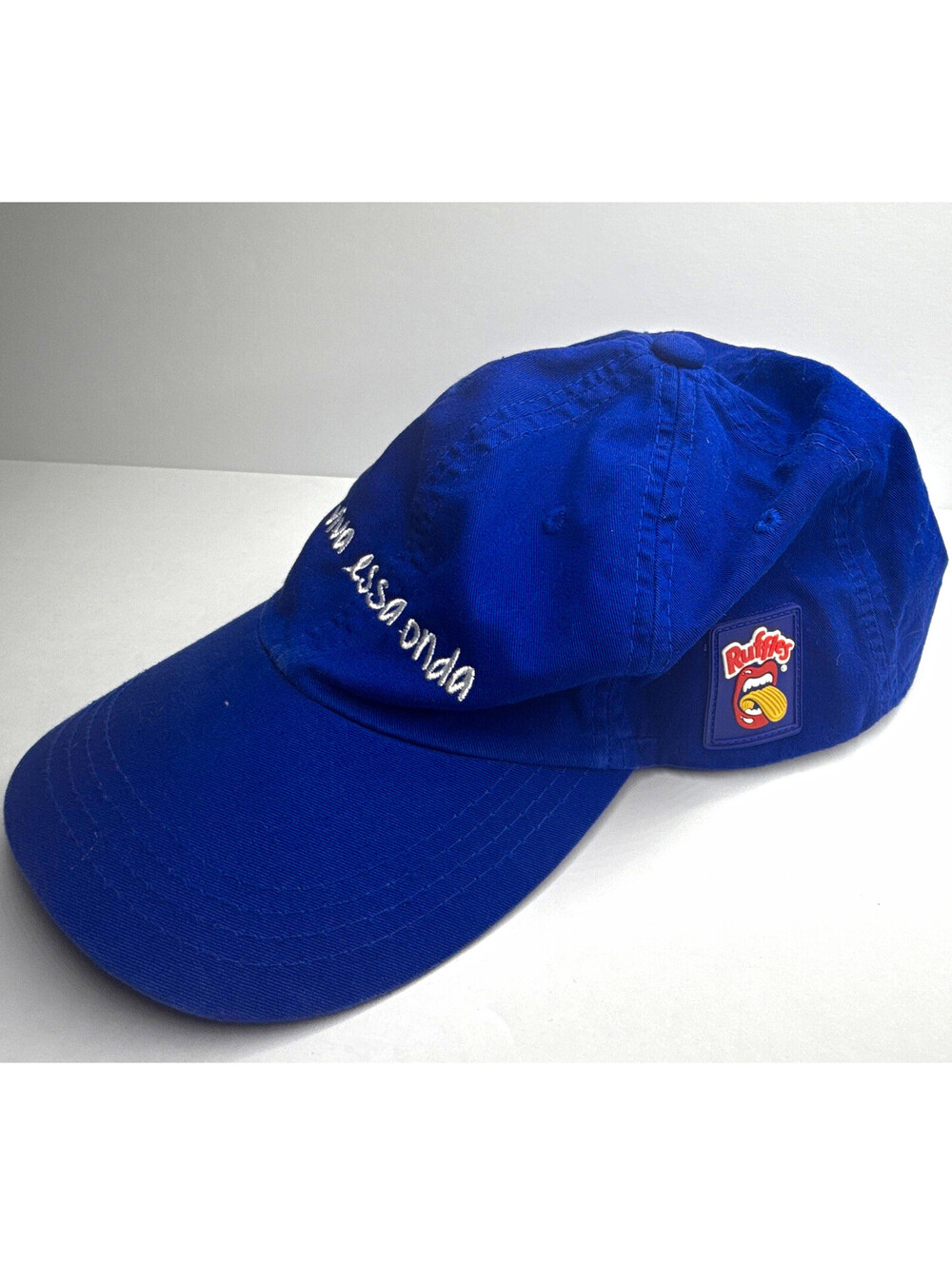 Ruffles Blue Baseball Cap One Size Adjustable Viva Essa Onda Patch.2/A66
